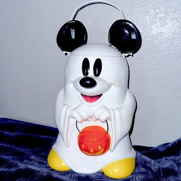 Disney Other - Disney Parks Mickey Mouse Happy Halloween Ghost Popcorn Bucket